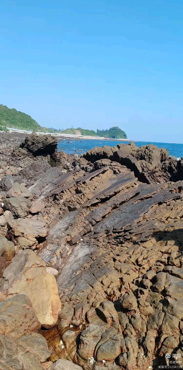 立冬游怪石滩:海畔奇景,冬日暖阳